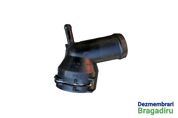 Mufa / Cot / Conector radiator Cod: 3C0122291D Volkswagen VW Golf 6 [2008 - 2015] Hatchback 5-usi 2.0 TDI MT (110 hp) Cod motor CBDC Cod culoare LB9A