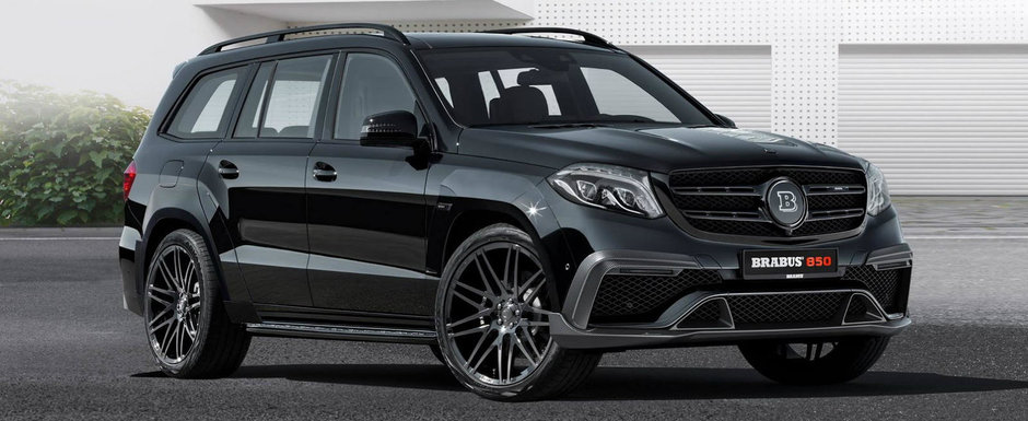 Multe accente aurii si 850 de cai putere sub capota. Cu alte cuvinte, Mercedes GLS63 tunat de Brabus Multe accente aurii si 850 de cai putere sub capota. Cu alte cuvinte, Mercedes GLS63 tunat de Brabus