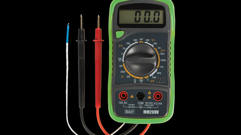 MULTIMETRU DIGITAL. 8 FUNCTII - SEALEY MM20HV SEALEY