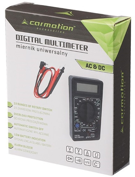 Multimetru Digital Cu Lcd, Mic Carmotion 58434