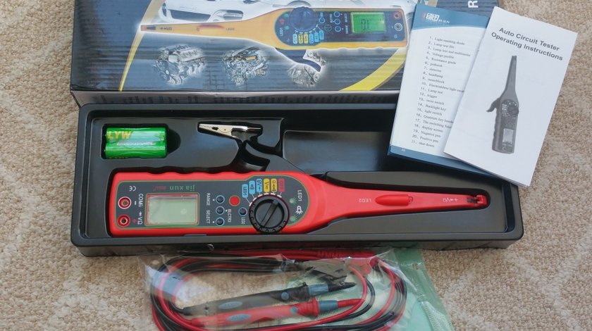 Multimetru digital multi-functie, tester circuite auto 0V-380V