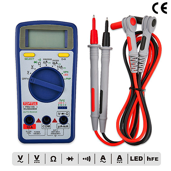 Multimetru Digital Toptul EAAB0260E