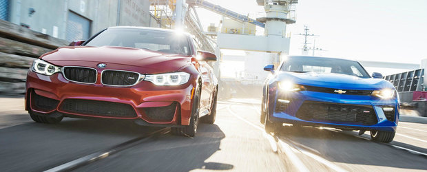 Muscle car-ul american vs. coupe-ul european: Comparatie intre BMW M4 Coupe si Chevrolet Camaro SS