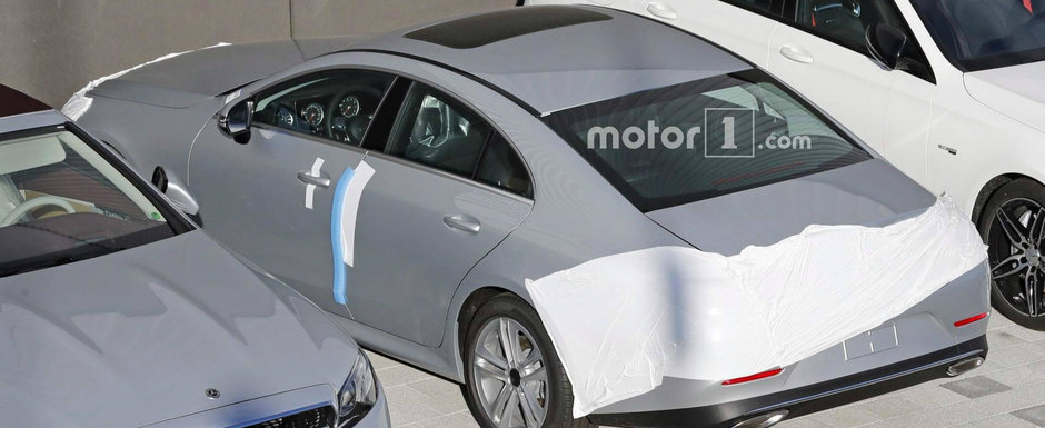 N-a mai ramas mare lucru de facut. Noua generatie Mercedes CLS apare tot cu mai putin camuflaj N-a mai ramas mare lucru de facut. Noua generatie Mercedes CLS apare tot cu mai putin camuflaj