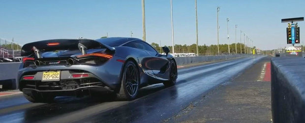 N-are nevoie de absolut nicio modificare. McLaren-ul 720S face sfertul de mila in mai putin de 10 secunde