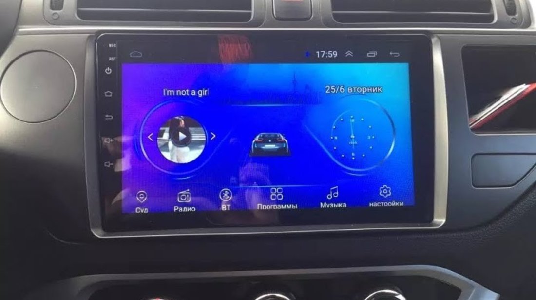 Navigate dedicata cu android Kia Riio 2012 - 2016