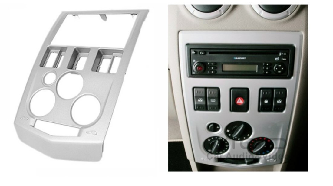 Navigatie 2 Din Cm6203 Dedicata Dacia Logan PH1 2004 - 2007 Dvd Auto Gps Carkit Usb Rama 2 Din Inclusa !