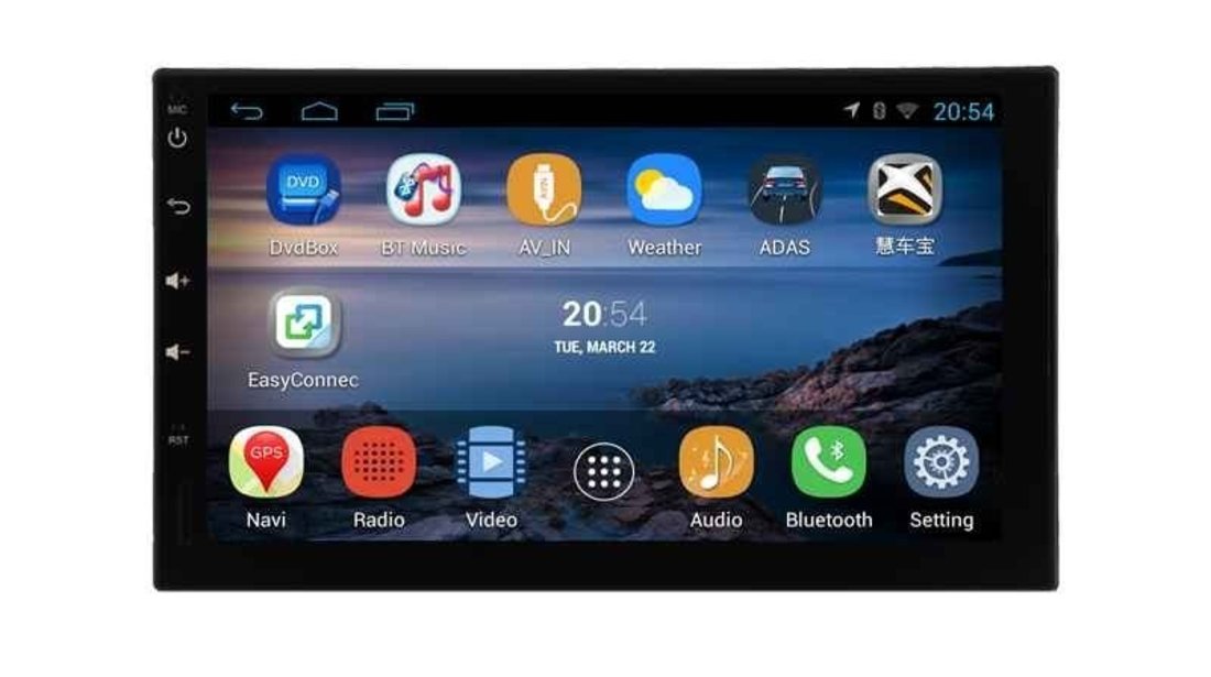 Navigatie 2 din, sistem de operare Android 4.4.4, bluetooth, usb, ecran de 7 inch