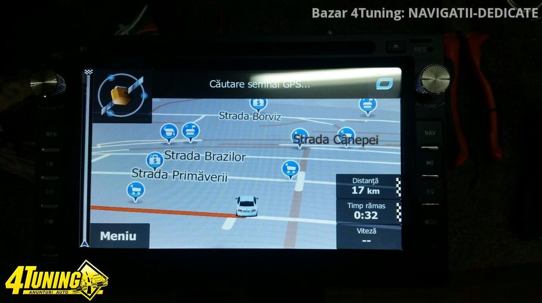 NAVIGATIE 2DIN DEDICATA SEAT ALHAMBRA DVD PLAYER AUTO GPS CARKIT USB SD