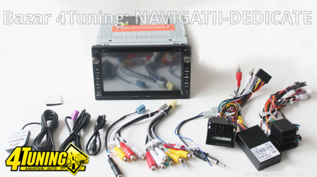 NAVIGATIE 2DIN DEDICATA  SEAT TOLEDO DVD PLAYER AUTO GPS CARKIT USB SD