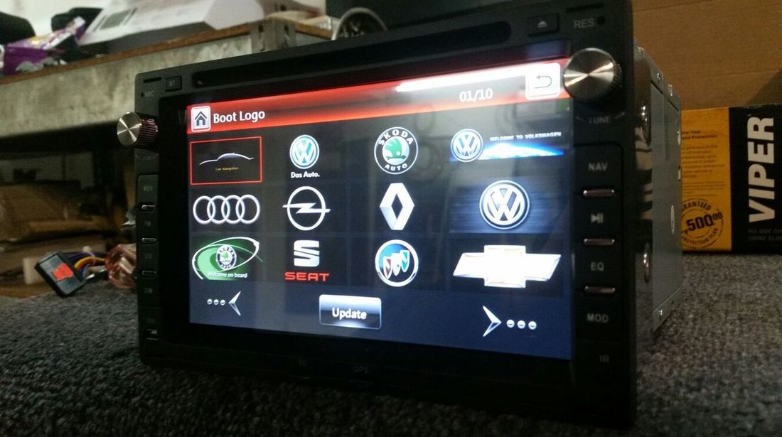 NAVIGATIE 2DIN DEDICATA VW VW POLO MK3 / 4 (9N) 2000-2009 DVD PLAYER AUTO GPS CARKIT USB SD