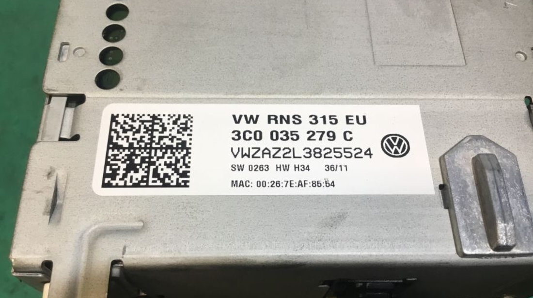 Navigatie 3c0035279 Rns 315 Volkswagen PASSAT 362 2010