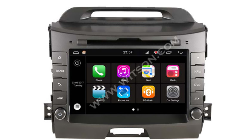 NAVIGATIE 8.0 DEDICATA KIA SPORTAGE 2010-2015 WITSON W2-W537 PLATFORMA S200 PROCESOR OCTACORE 2G GPS