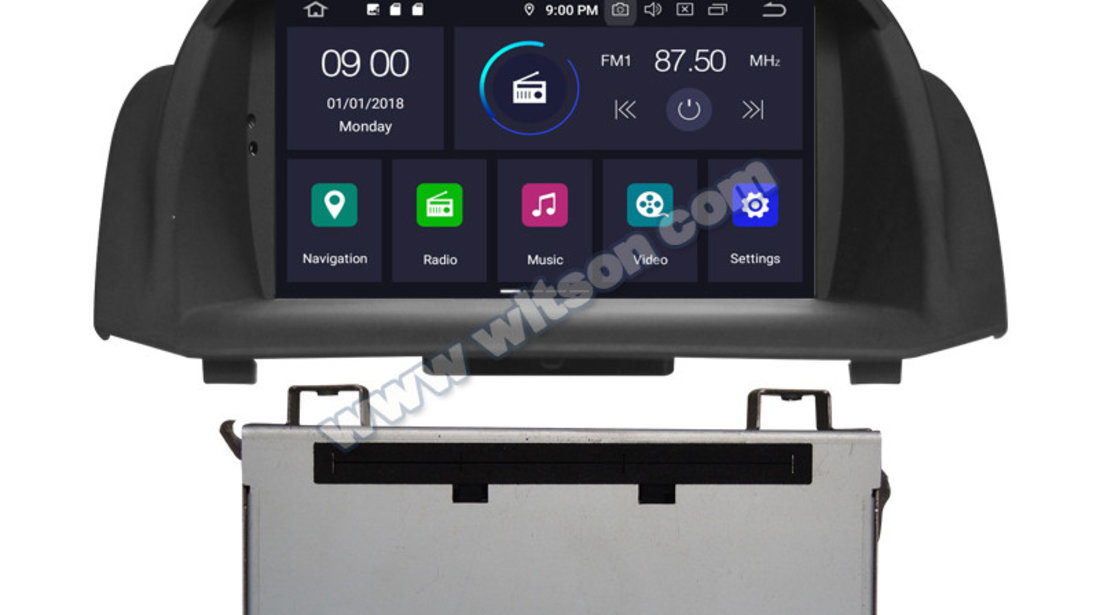 NAVIGATIE 9.0 ANDROID DEDICATA FORD FIESTA MK6 2009-2019 WITSON W2-RVF5757 OCTACORE 4G RAM 64 GB IPS