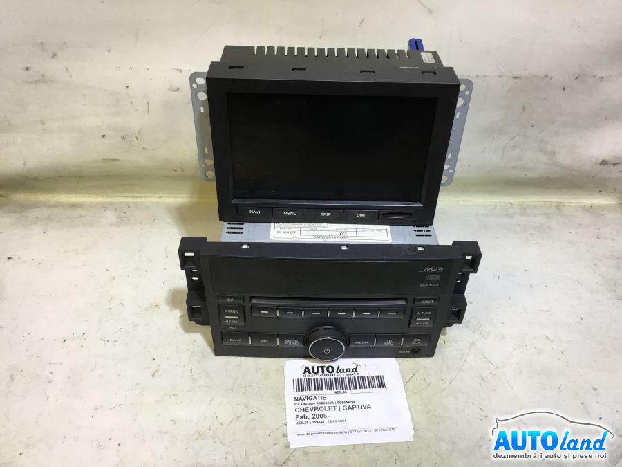 Navigatie 95959650 Cu Display 96864924 Chevrolet CAPTIVA 2006