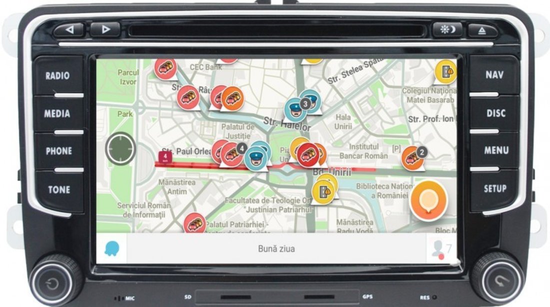 Navigatie AMAROK DVD GPS AUTO CARKIT NAVD 723V V5