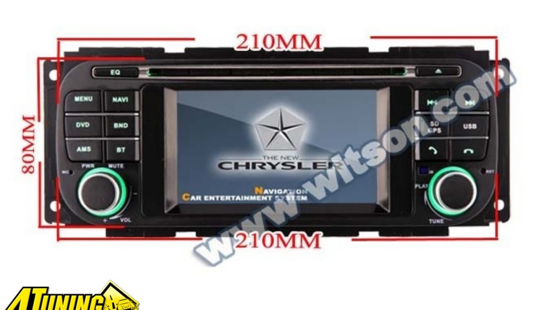 NAVIGATIE ANDROID 10 DEDICATA CHRYSLER 300C JEEP GRAND CHEROKEE DODGE CALIBER ECRAN IPS 5 INCH QUADC