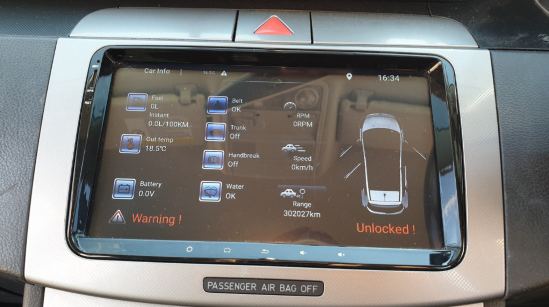 Navigatie Android 10 Dedicata cu Ecran Tactil Touchscreen 4 Core 32GB ROM 2GB RAM DDR3 Volkswagen Golf PLUS 2004 - 2014 sdgnbvpb61