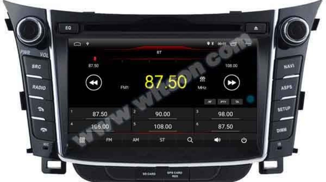 NAVIGATIE ANDROID 10 DEDICATA HYUNDAI I30 2011-2017 WITSON W2-KS5724 PROCESOR QUAD CORE 16GB 2GB RAM