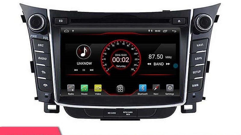 NAVIGATIE ANDROID 10 DEDICATA HYUNDAI I30 2011-2017 WITSON W2-KS5724 PROCESOR QUAD CORE 16GB 2GB RAM