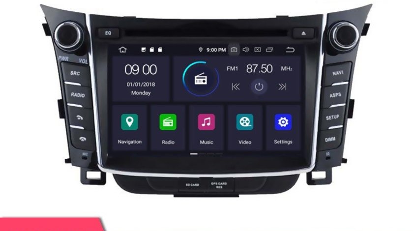 NAVIGATIE ANDROID 10 DEDICATA HYUNDAI I30 2011-2017 WITSON W2-RVT5724 PROCESOR PX5 OCTA CORE 4+64GB
