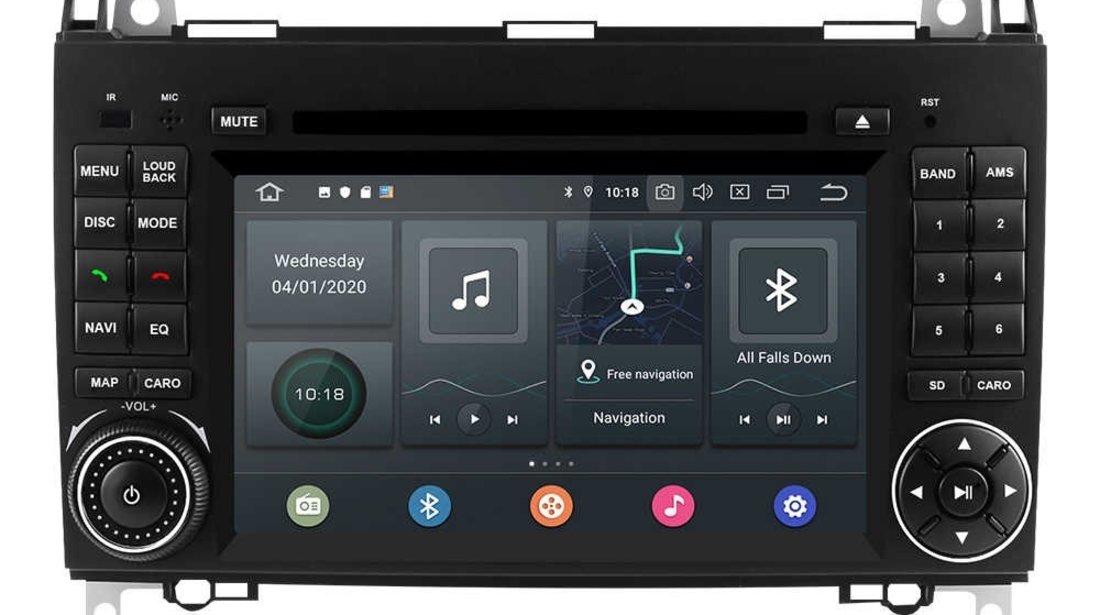 NAVIGATIE ANDROID 10 DEDICATA MERCEDES BENZ A B CLASS VITO VIANO SPRINTER VW CRAFTER NAVD-MT068