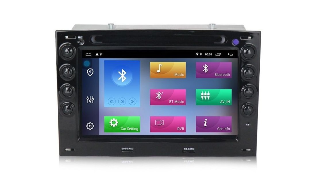 NAVIGATIE ANDROID 10 DEDICATA RENAULT MEGANE 2 2003-2009 2 + 32 GB ECRAN IPS 7INCH DSP WIFI GPS WAZE