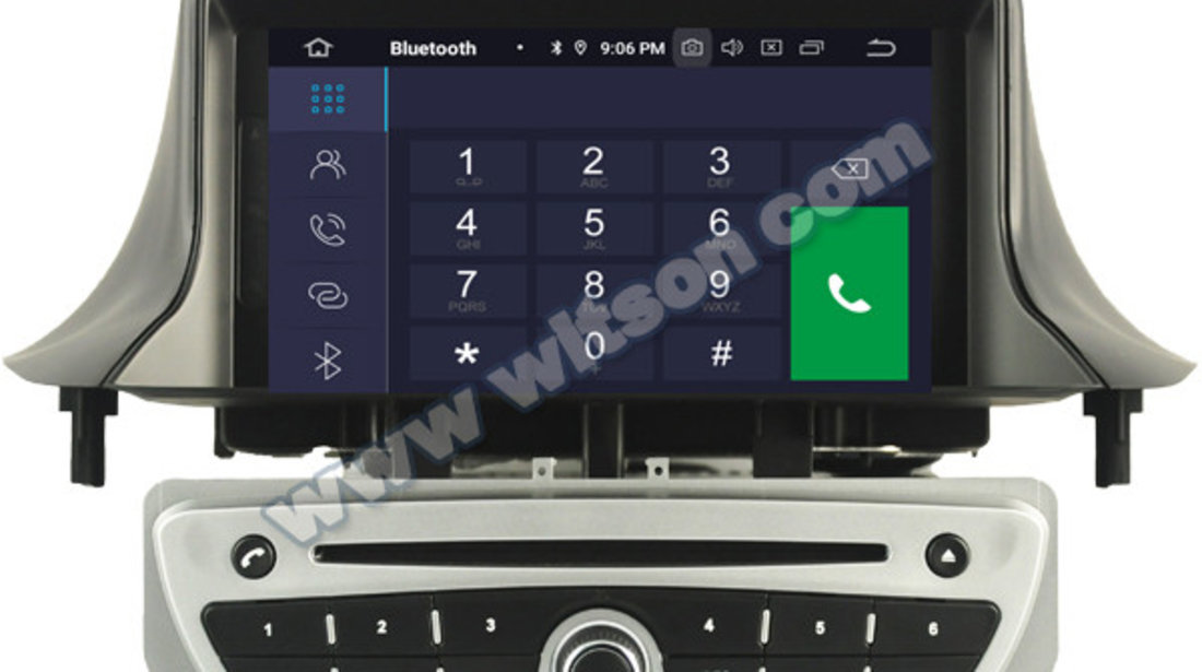 NAVIGATIE ANDROID 10 DEDICATA RENAULT MEGANE 3 FLUENCE WITSON W2-RVT5515S PX5 OCTACORE 64GB 4G RAM
