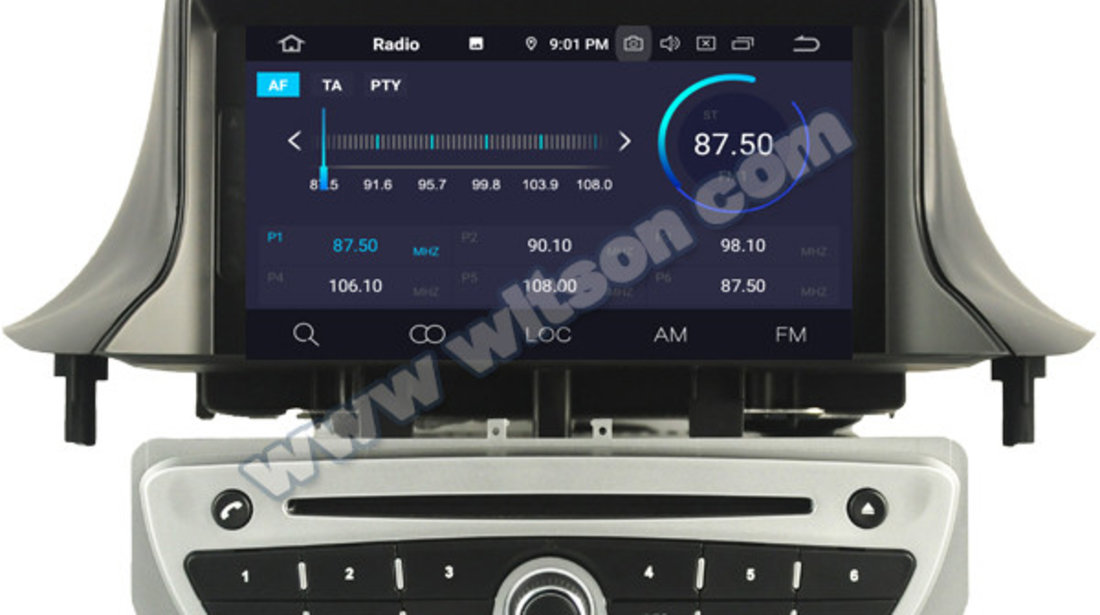 NAVIGATIE ANDROID 10 DEDICATA RENAULT MEGANE 3 FLUENCE EDT-G145-8CORE PX5 OCTACORE 64GB 4G RAM WAZE