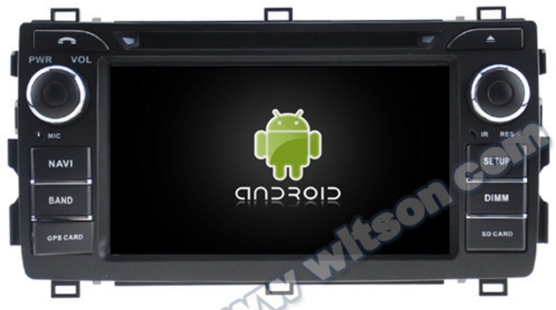 NAVIGATIE ANDROID 10 DEDICATA TOYOTA AURIS E180 2013-2015 PX5 OCTACORE 64GB 4G RAM DVD RADIO GPS