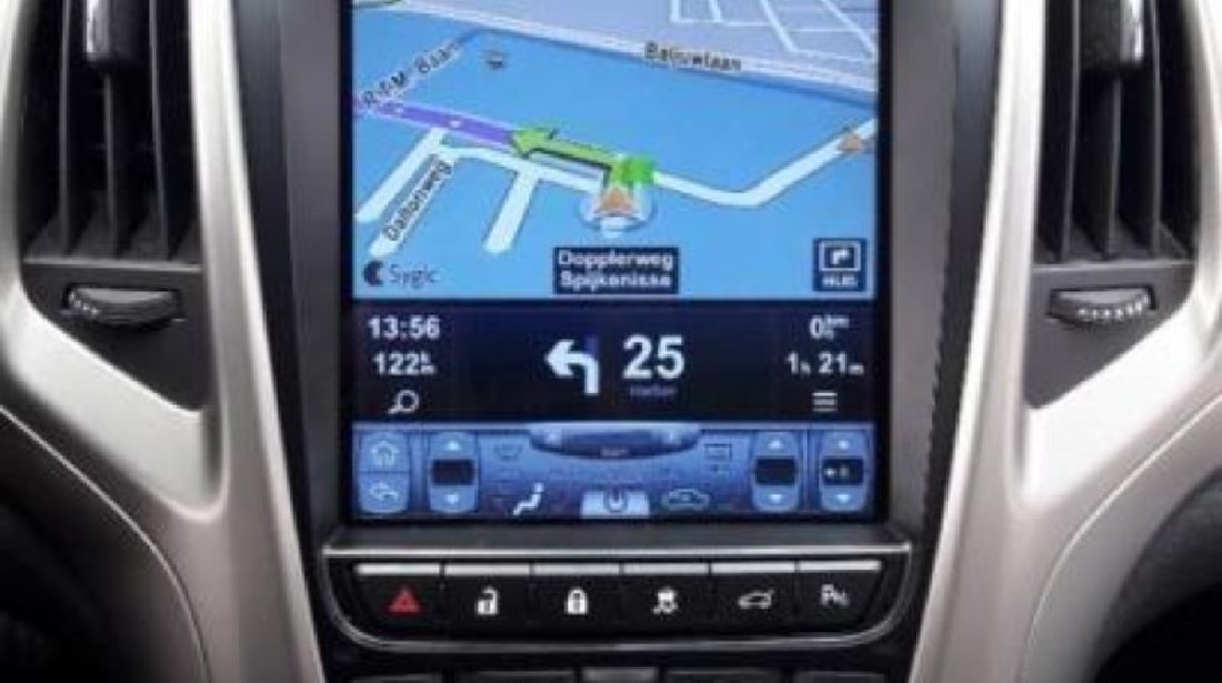 Navigatie Android 10 Tesla Style Dedicata OPEL ASTRA J GPS Waze Youtube Edotec EDT-T072 Camera Bonus