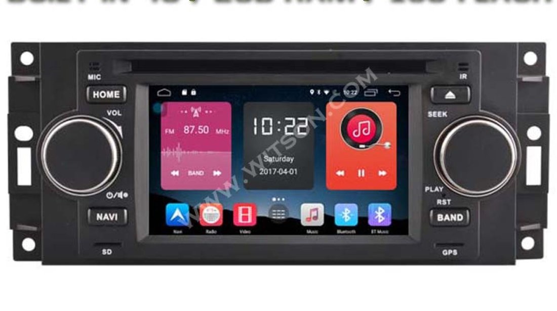 NAVIGATIE ANDROID 11 DEDICATA CHRYSLER 300C JEEP GRAND CHEROKEE DODGE CALIBER ECRAN IPS QUADC