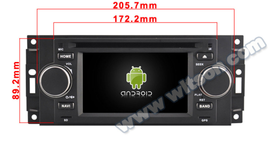 NAVIGATIE ANDROID 11 DEDICATA CHRYSLER 300C JEEP GRAND CHEROKEE DODGE CALIBER ECRAN IPS QUADC