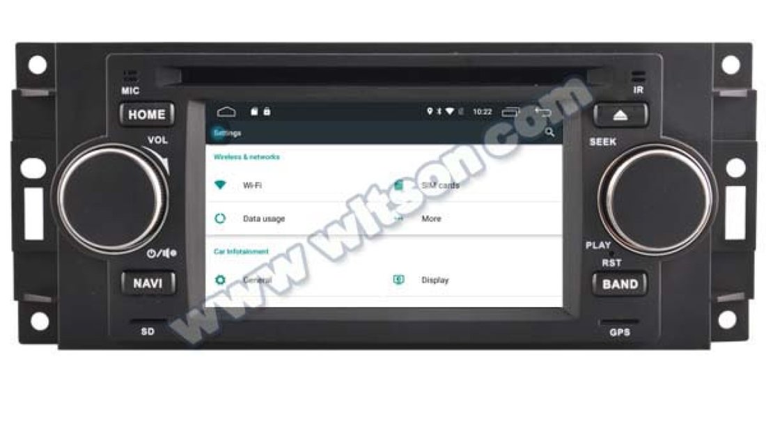 NAVIGATIE ANDROID 11 DEDICATA CHRYSLER 300C JEEP GRAND CHEROKEE DODGE CALIBER ECRAN IPS QUADC