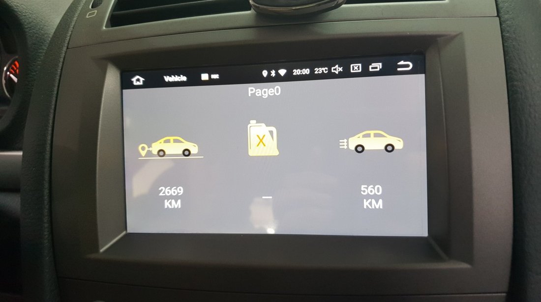 NAVIGATIE ANDROID 12 DEDICATA PEUGEOT 407 2004 2010 PROCESOR OCTACORE 4+64GB SIM 4G CARPLAY WIRELESS