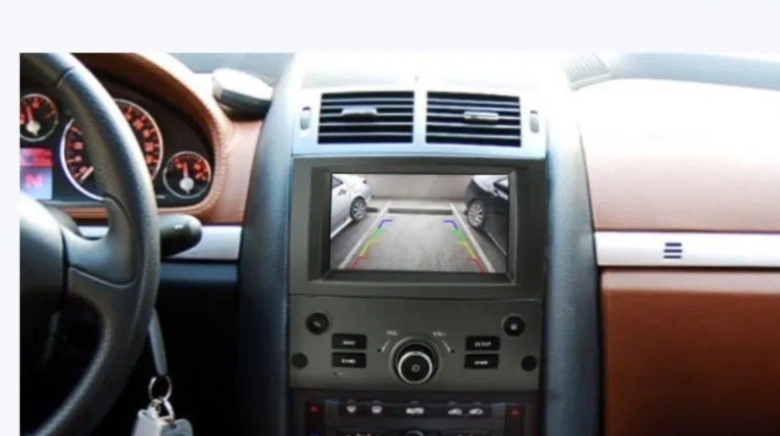 NAVIGATIE ANDROID 12 DEDICATA PEUGEOT 407 2004 2010 PROCESOR OCTACORE 4+64GB SIM 4G CARPLAY WIRELESS