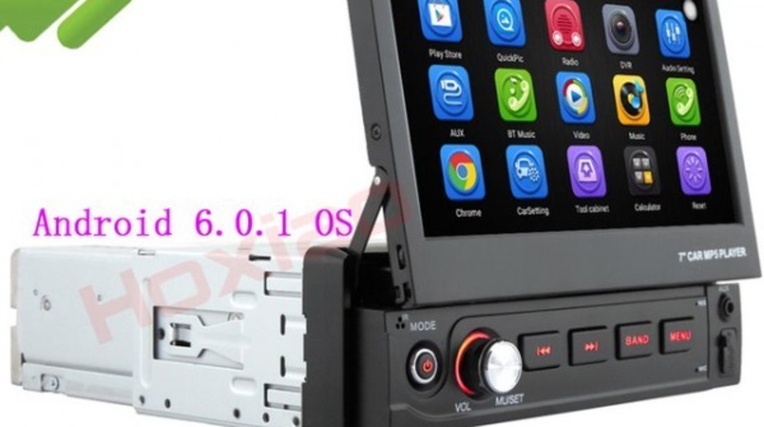 Navigatie Android 1DIN BMW SERIA 3 E36 Ecran 7 Inch Ecran Reglabil INTERNET WAZE EDT-E002