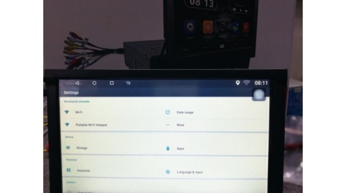 Navigatie Android 1DIN DACIA DUSTER Ecran 7 Inch Ecran Reglabil INTERNET WAZE EDT-E002