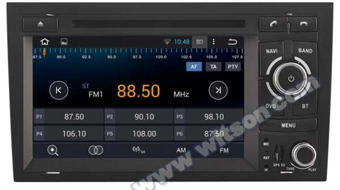 NAVIGATIE ANDROID 4.4.4 DEDICATA AUDI A4 S4 RS4 SEAT EXEO RNS-E WITSON W2-A9764A INTERNET WIFI