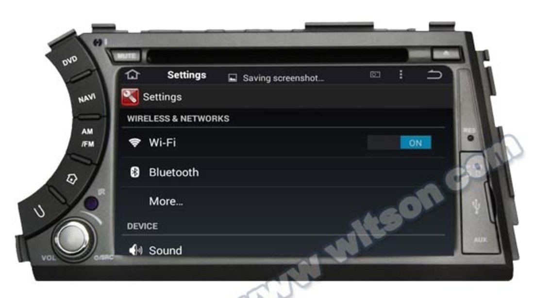 NAVIGATIE ANDROID 4.4.4 DEDICATA SSANGYONG KYRON ACTYON KORANDO TRADIE WITSON W2-A7066 INTERNET WIFI