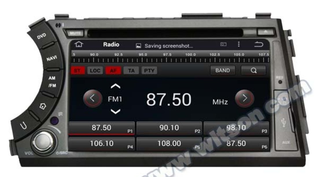 NAVIGATIE ANDROID 4.4.4 DEDICATA SSANGYONG KYRON ACTYON KORANDO TRADIE WITSON W2-A7066 INTERNET WIFI