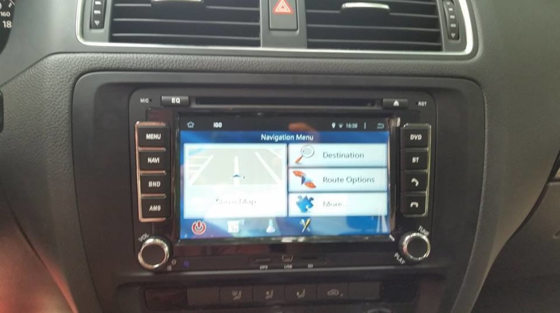 NAVIGATIE ANDROID 4.4.4 DEDICATA VW SKODA SEAT WITSON W2-F9241V INTERNET PROCESOR A9 QUAD CORE 16GB