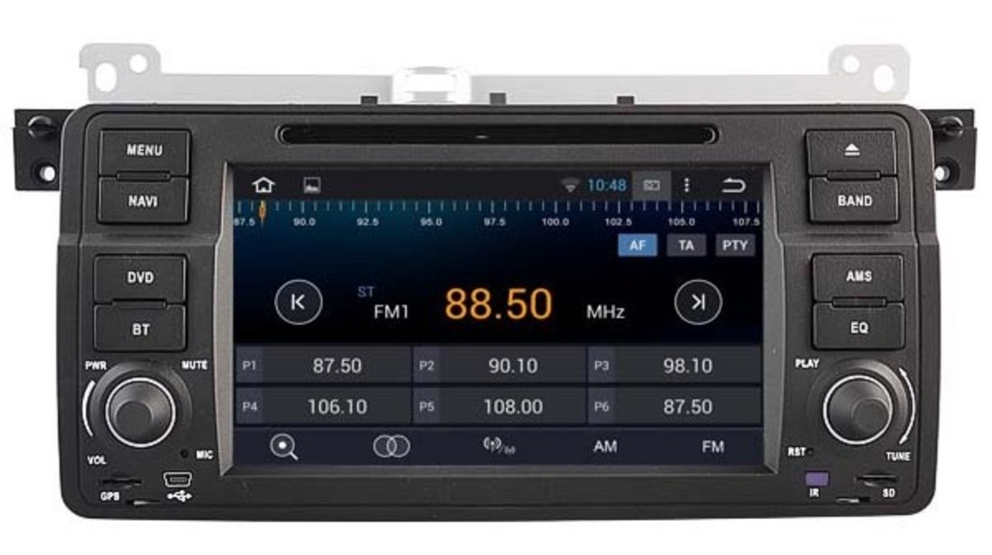 NAVIGATIE ANDROID 5.1.1 DEDICATA BMW SERIA 3 E46 NAVD-A9756B INTERNET WIFI PROCESOR QUAD-CORE