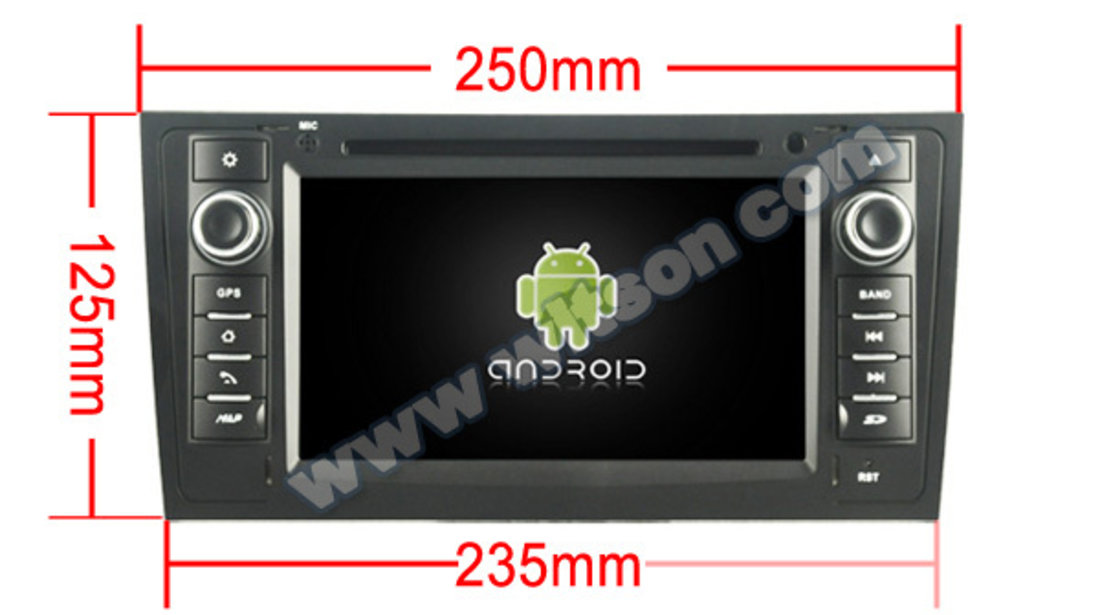 NAVIGATIE ANDROID 5.1 DEDICATA AUDI A6 1997 - 2004 WITSON W2-A5577 ECRAN CAPACITIV INTERNET 3G WIFI