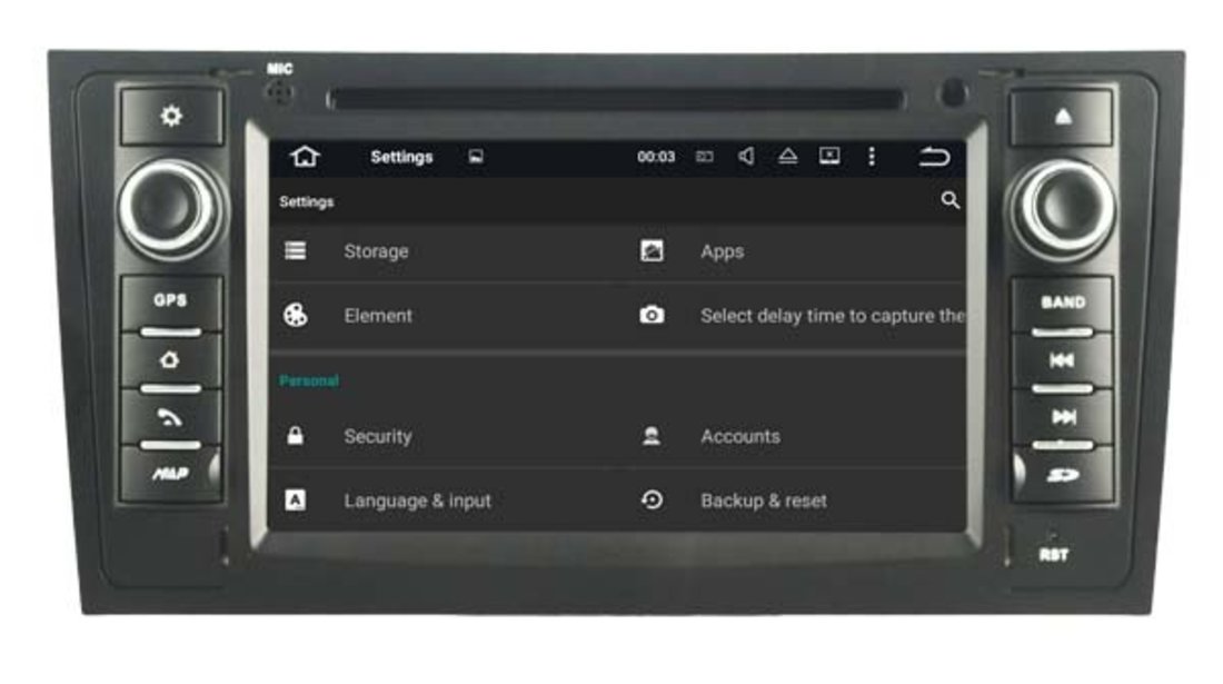 NAVIGATIE ANDROID 5.1 DEDICATA AUDI A6 1997 - 2004 WITSON W2-A5577 ECRAN CAPACITIV INTERNET 3G WIFI