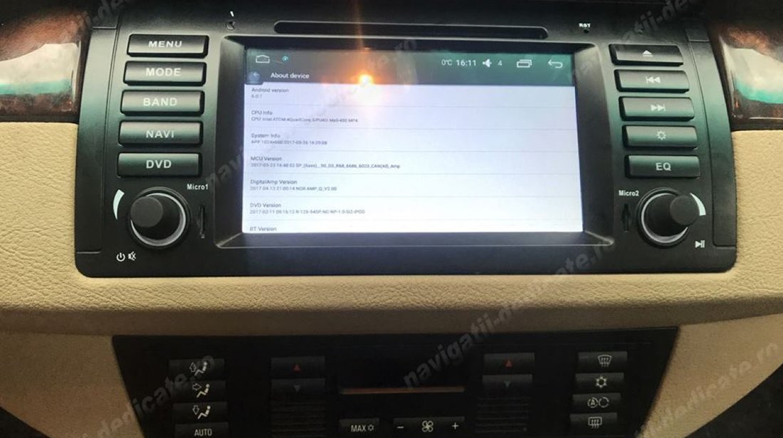 Navigatie Android 6.0.1 Dedicata BMW E38 E39 X5 E53 Intel 2GB Ram NAVD-i082