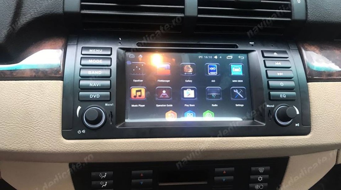 Navigatie Android 6.0.1 Dedicata BMW E38 E39 X5 E53 Intel 2GB Ram NAVD-i082