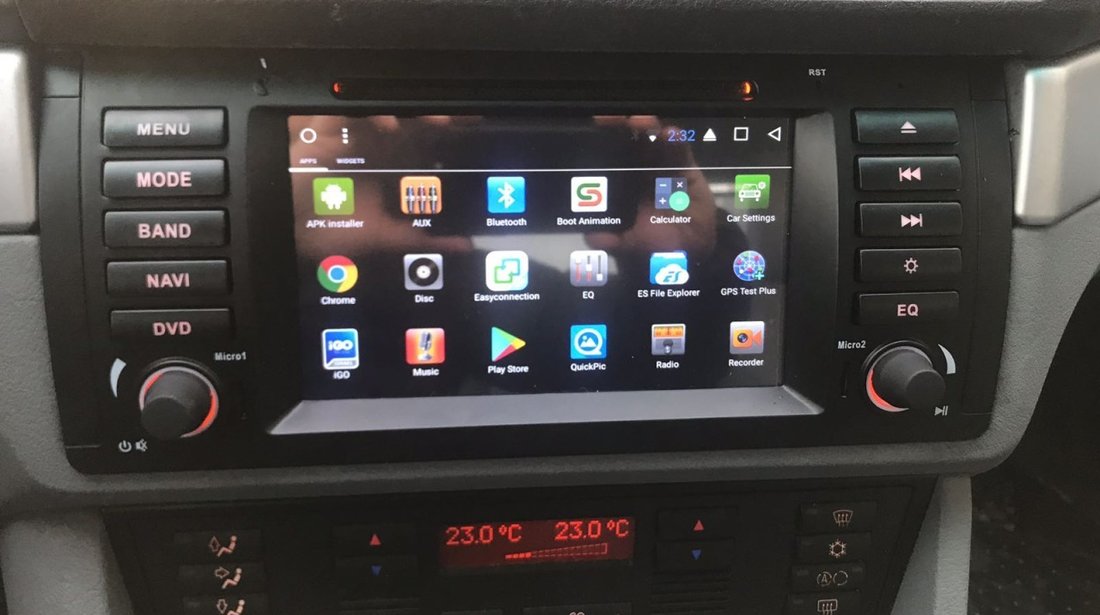 NAVIGATIE ANDROID 6.0.1 DEDICATA BMW SERIA 5 E39 (1996 - 2003) QUAD-CORE 2GB RAM 16GB NAVD-i082