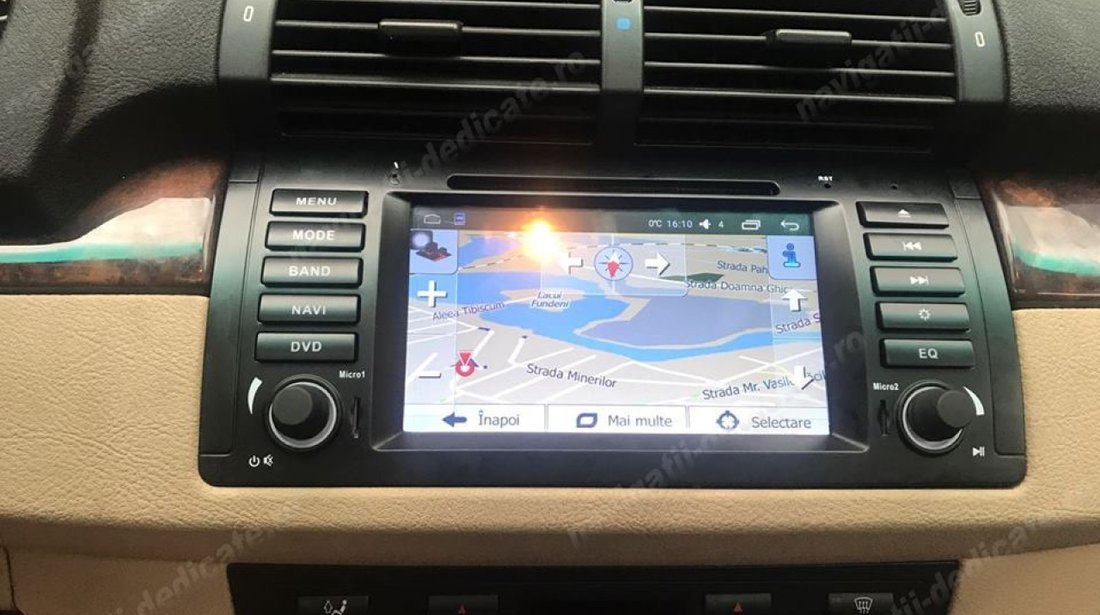 NAVIGATIE ANDROID 6.0.1 DEDICATA BMW SERIA 5 E39 (1996 - 2003) QUAD-CORE 2GB RAM 16GB NAVD-i082