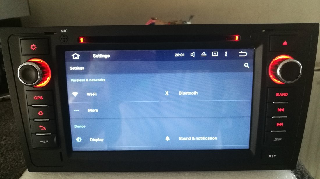 Navigatie Android 6.0 Dedicata AUDI A6 C5 1997-2004 DVD GPS CARKIT WITSON W2-B5577 OCTACORE 32 GB